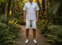 Kennington Blue In The Wind Shirt in the wind shirt in white - men's shirt