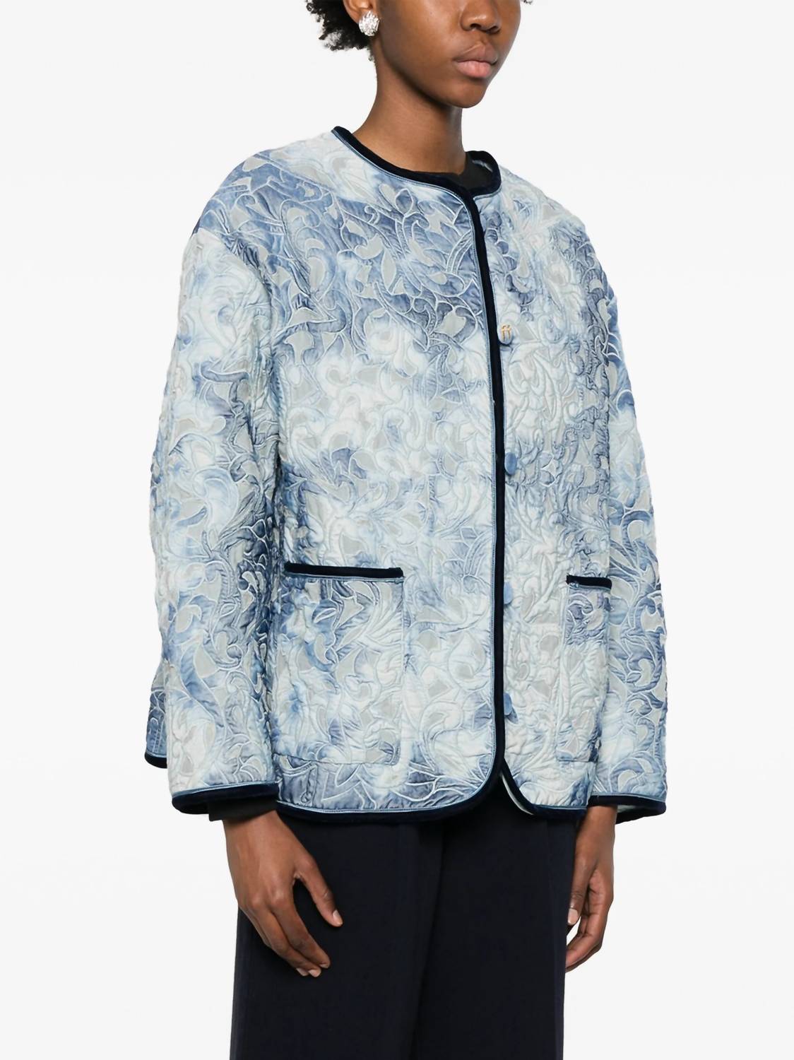Forte Forte - Tie-dye Velvet Blouson Jacket