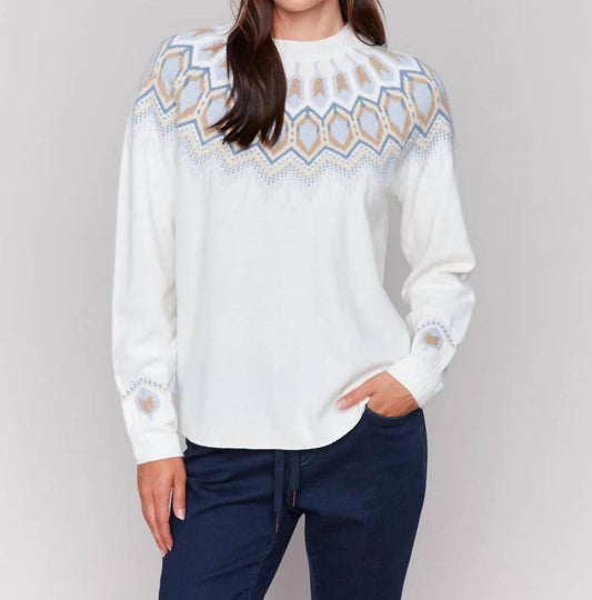 Charlie B - Jacquard Knit Ski Sweater