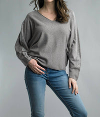 Dolman Sleeve Sparkle Sweater