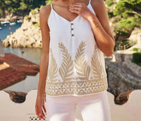 Esqualo - Clady Embroidery Camisole