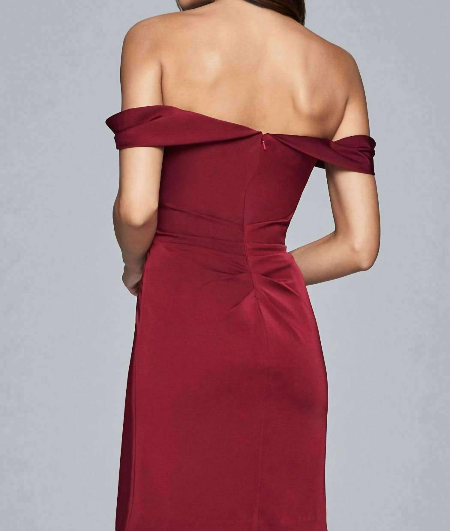 Off The Shoulder Cocktail Dress