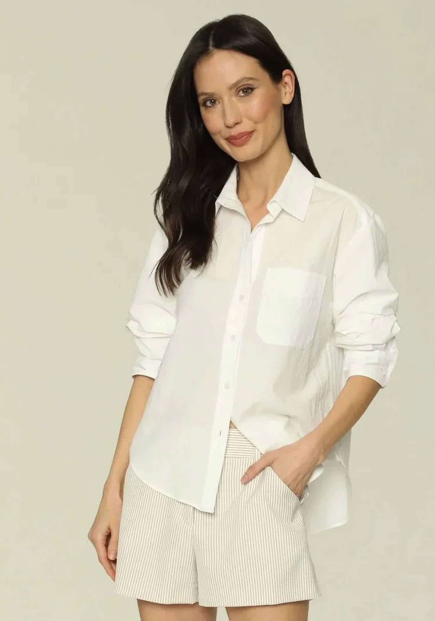 Drew - Scottie Button-down Blouse
