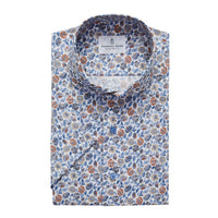 Emanuel Berg - Marseille Floral Print Short Sleeve Shirt