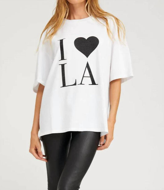 Sprwmn - I Love La Rhinestone Tee