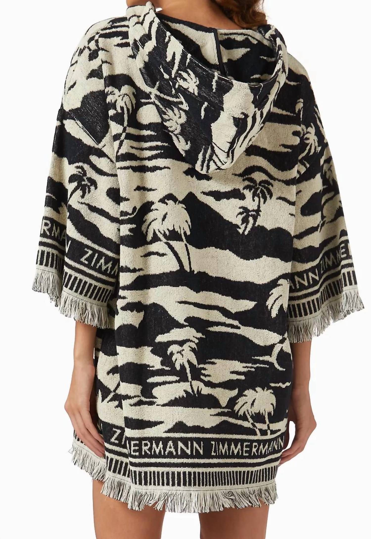 Zimmermann - Maxine Hooded Toweling Dress