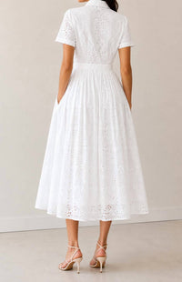 Heyson - Lace Dress with Skirt Overlay