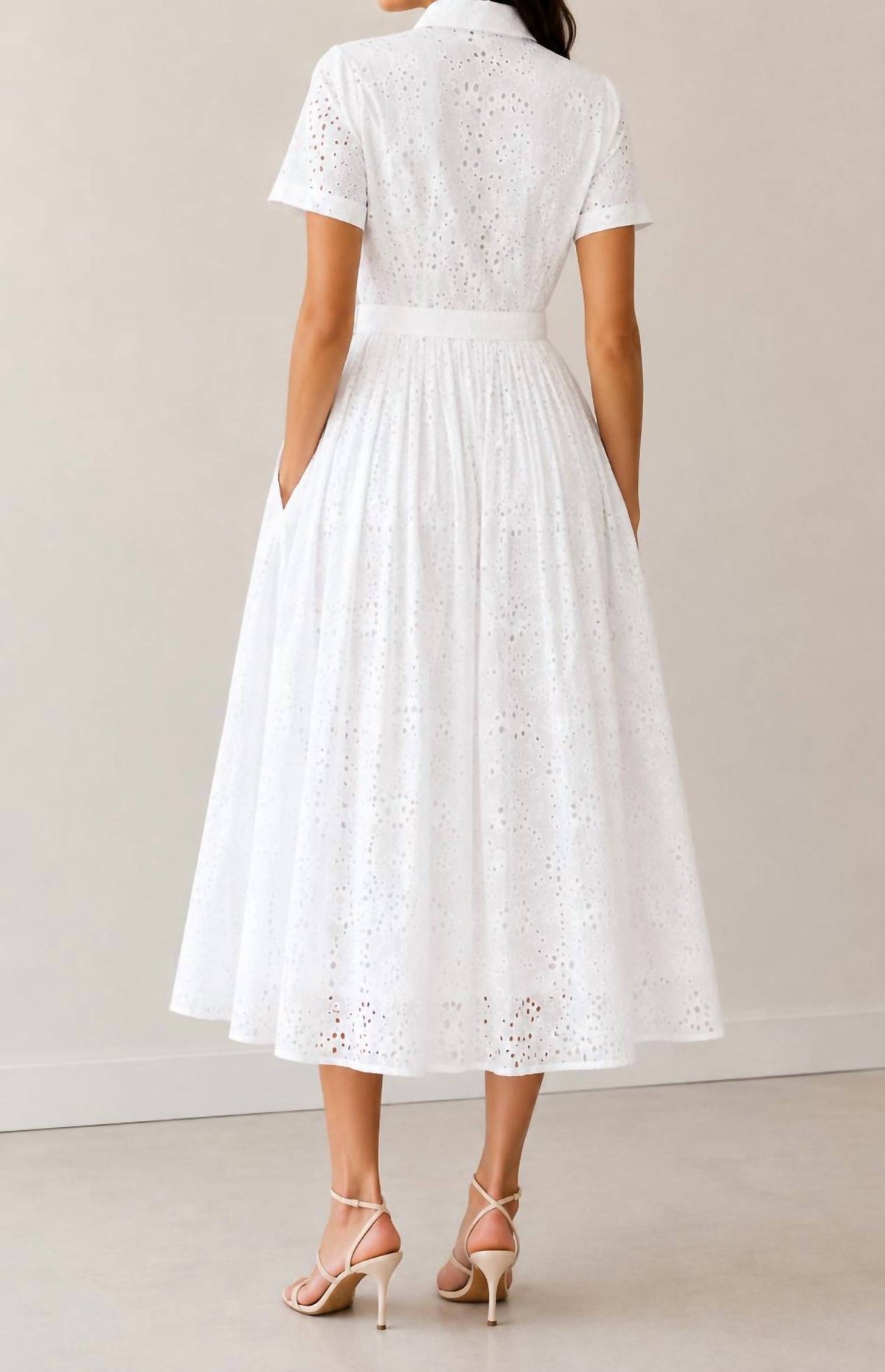 Heyson - Lace Dress with Skirt Overlay