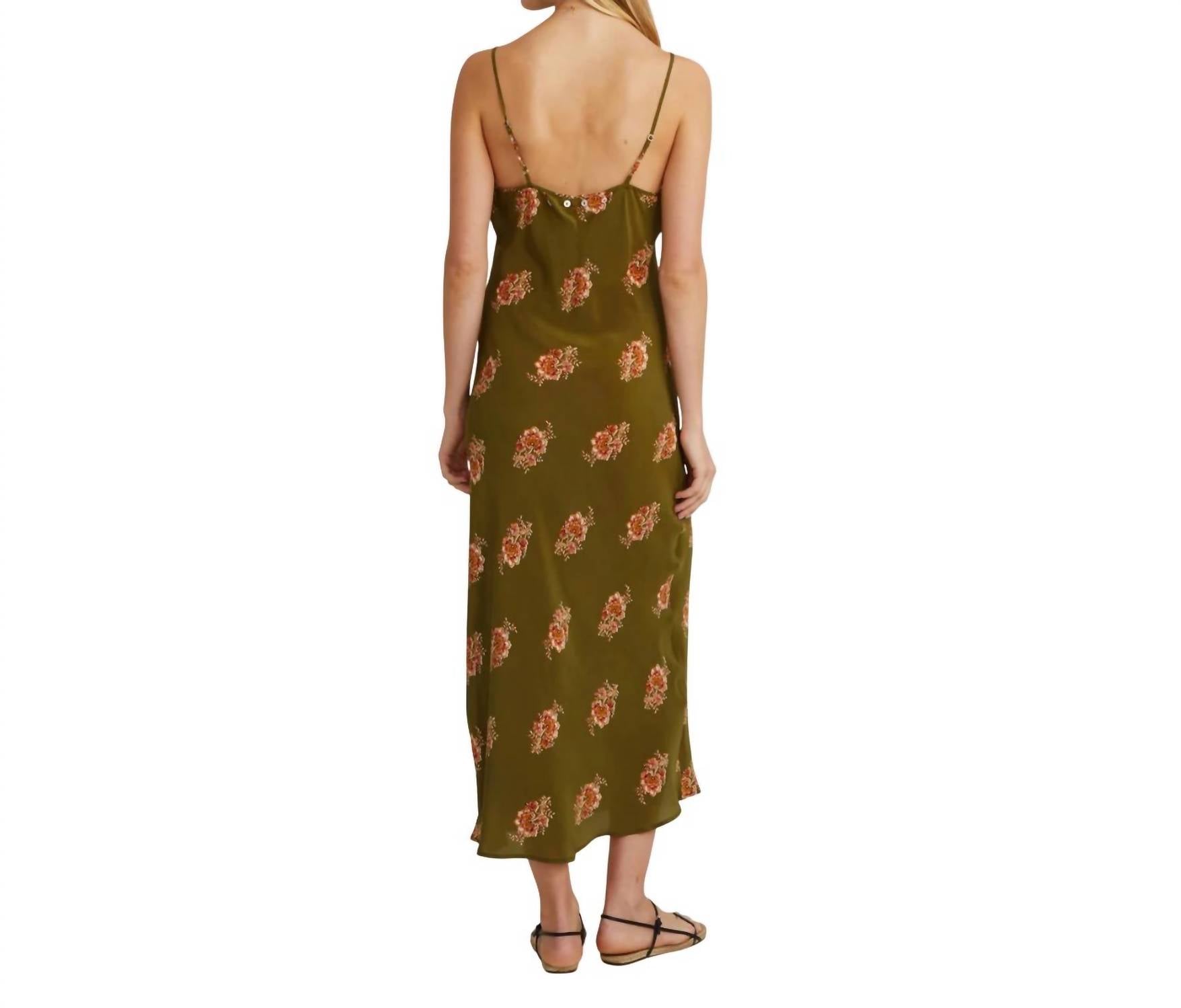 Chan Luu - Lily Silk Slip Midi Dress