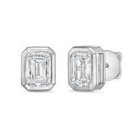 Diana M Jewels - Women's Emerald Lab-grown Diamond Stud Earrings (12.00 Tcw) - Luxe
