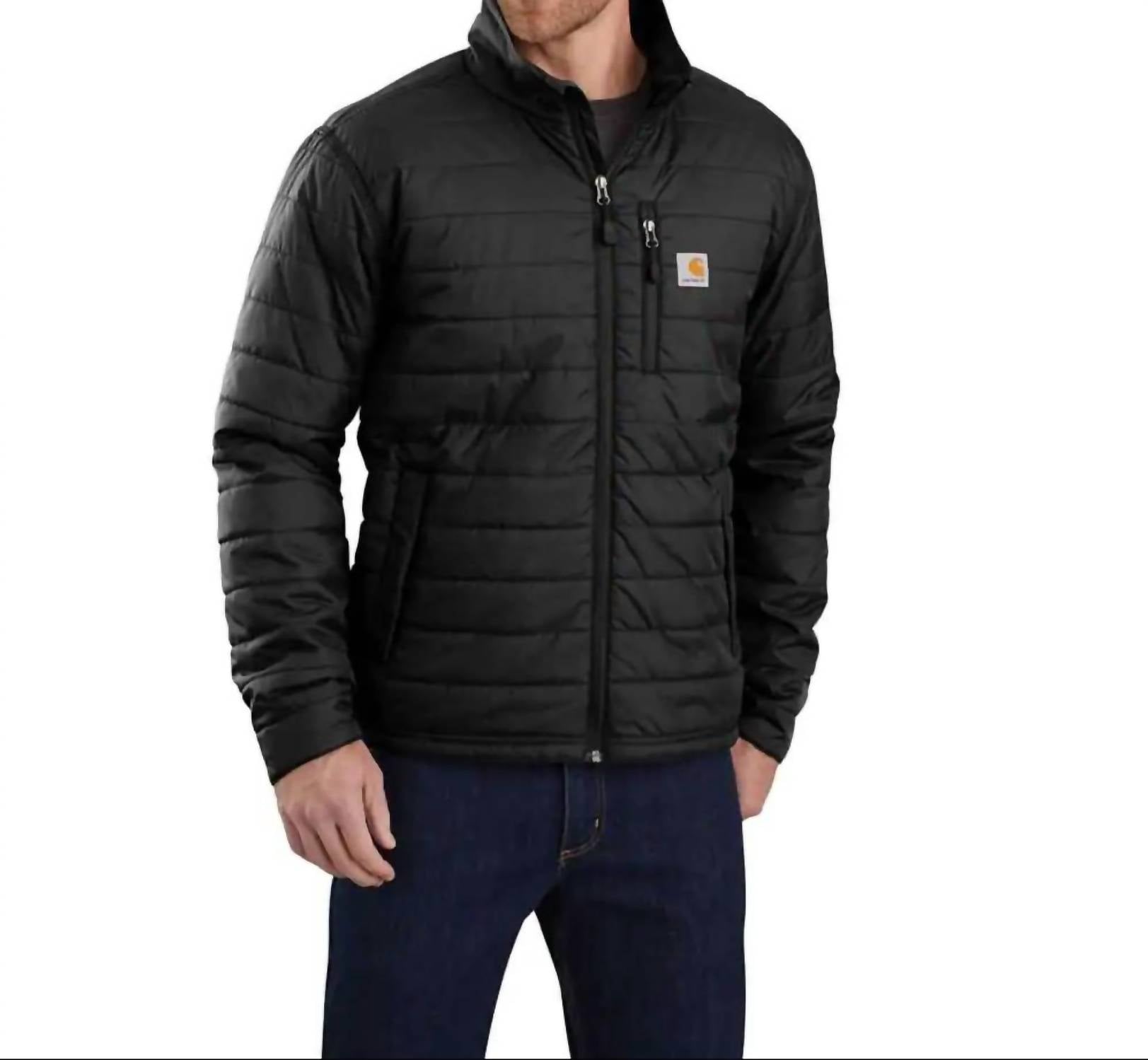 carhartt Rain Defender Gilliam Insulated Jacket in black - men's jacket
