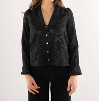 Emily Mccarthy - Cameron Pleated Cuff Top