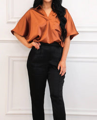 Do+Be - Vita High Waisted Satin Pants