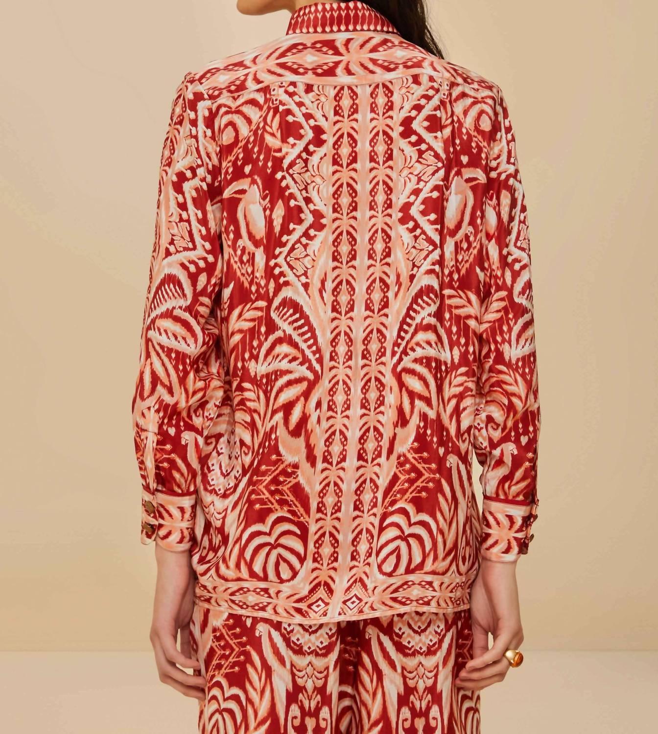Farm Rio - Tropical Tapestry Pajama Shirt