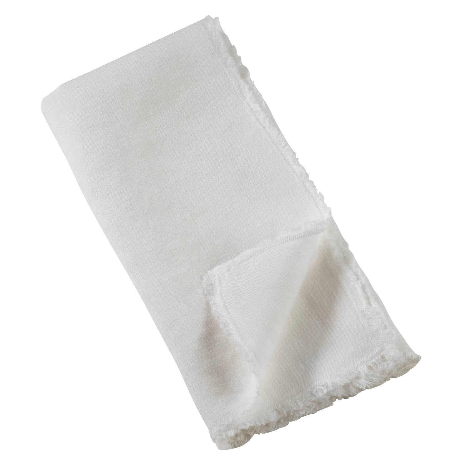 Saro Lifestyle - Fringed Design Washed 20" Napkins - Set Of 4