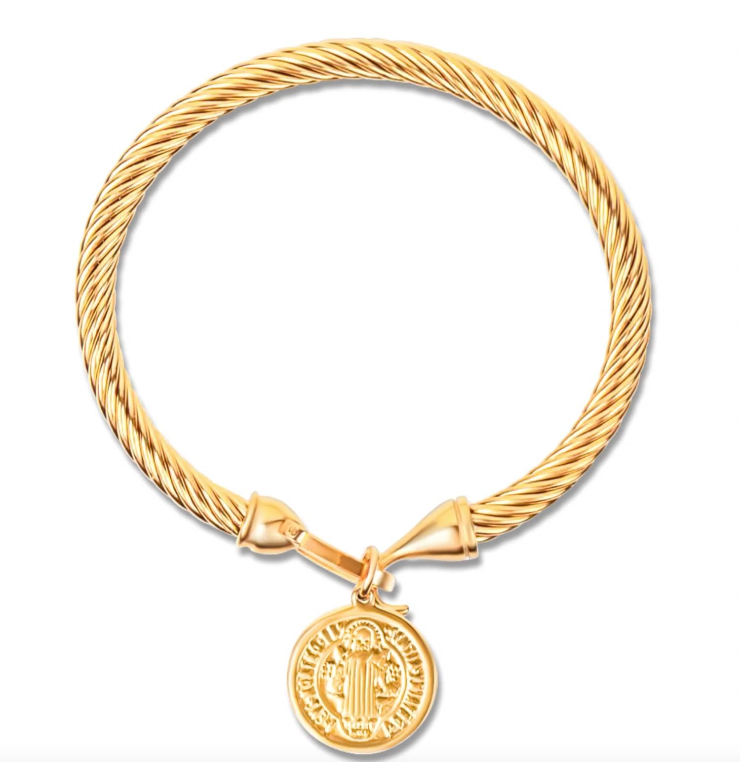 Ellie Vail Women's Maya Coin Bracelet in gold - women's jewelry