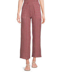 See And Be Seen - Striped Straight Leg Pants