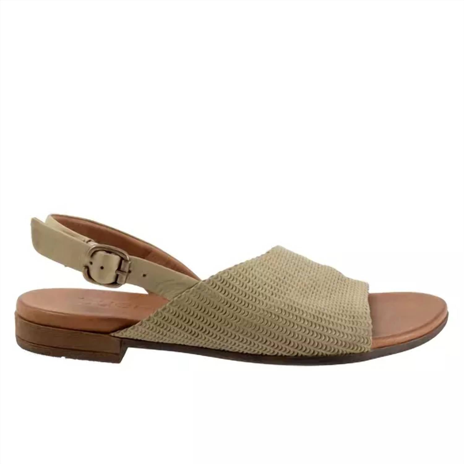 bueno Women's Tiffany Sandal in moss - women's sandal - detail view