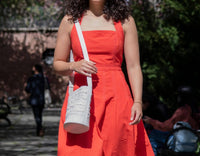 Per Lei New York - Women's Mini Emery Woven Bucket Bag