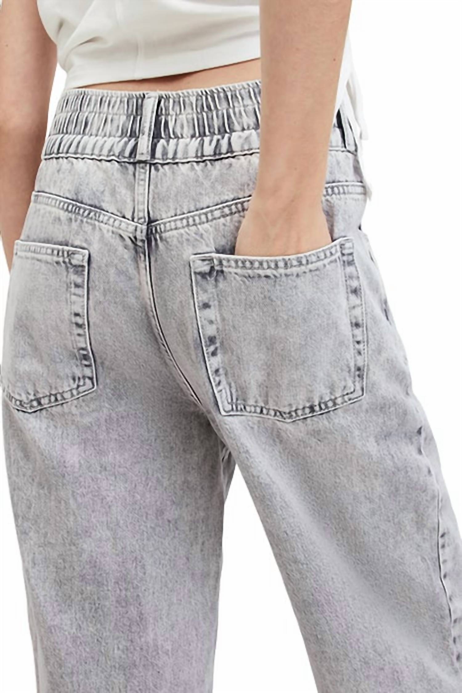 Allsaints - Hailey Frayed Hem Denim Straight Jean