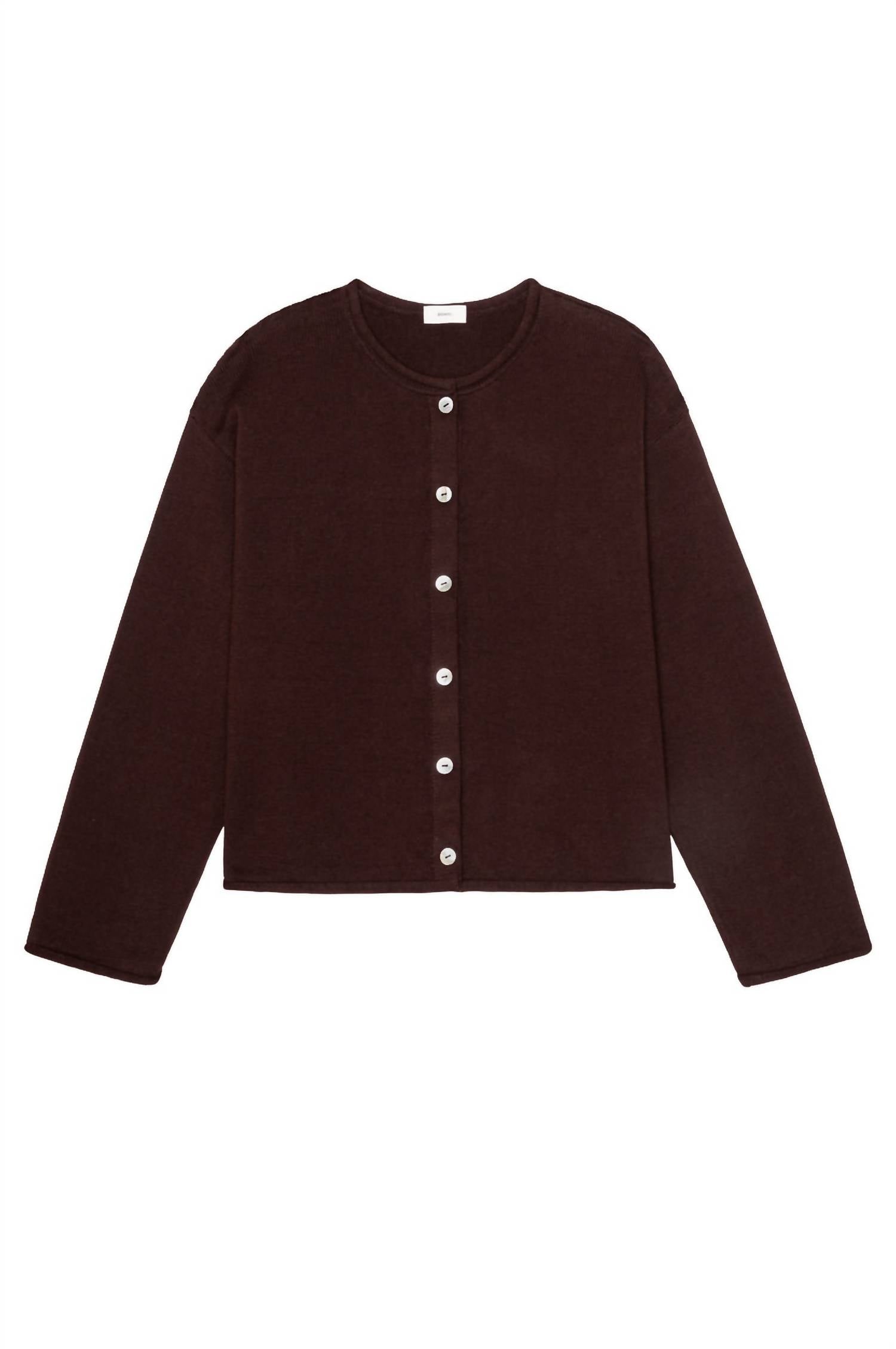 Donni. - Cotton Knit Roll Cardigan