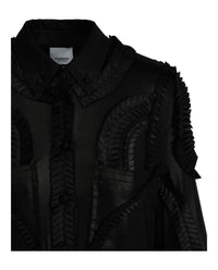 Burberry - Women's Pleated Stretch-Jersey Shirt Dress