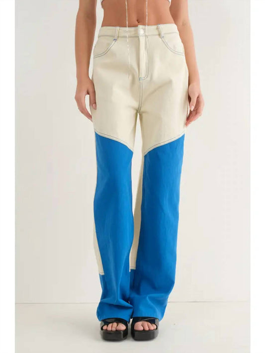 Pretty Garbage - Color Blocked Long Pants