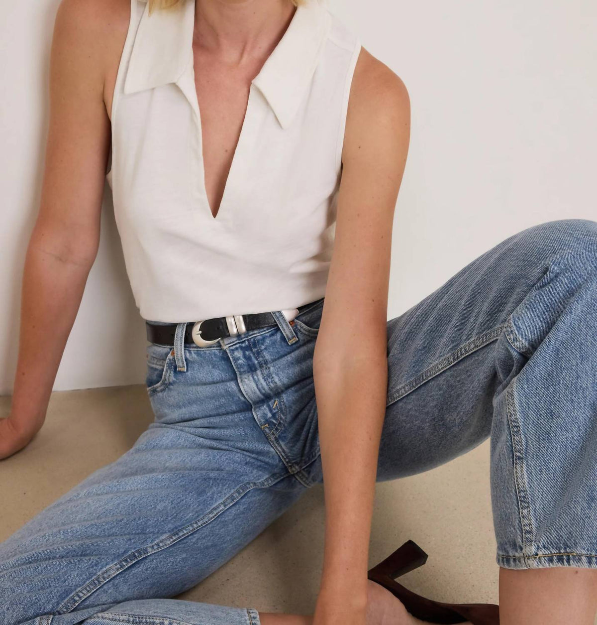 Nation Ltd - Roberta Collared Tank