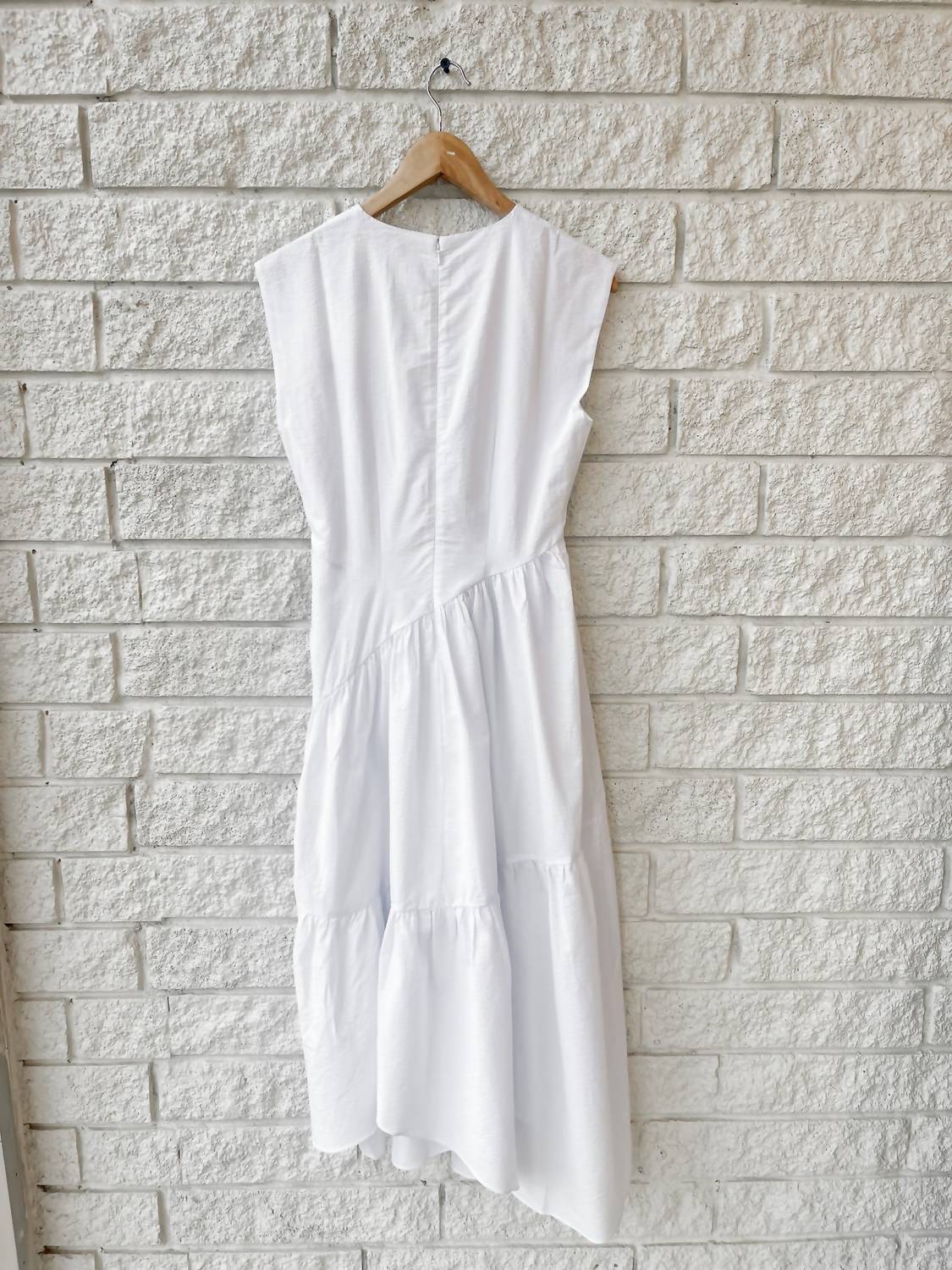 Frame - Women's The Seersucker Gathered Dress