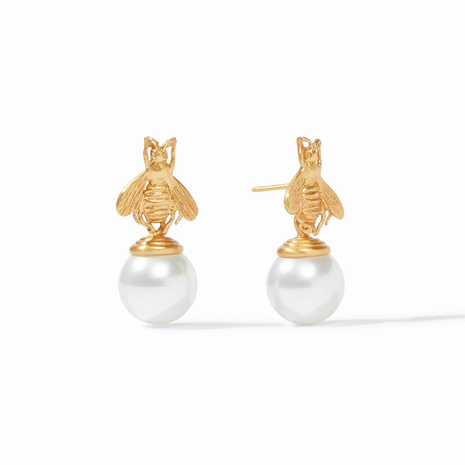 Julie Vos - Women's Bee Pearl Drop Earrings