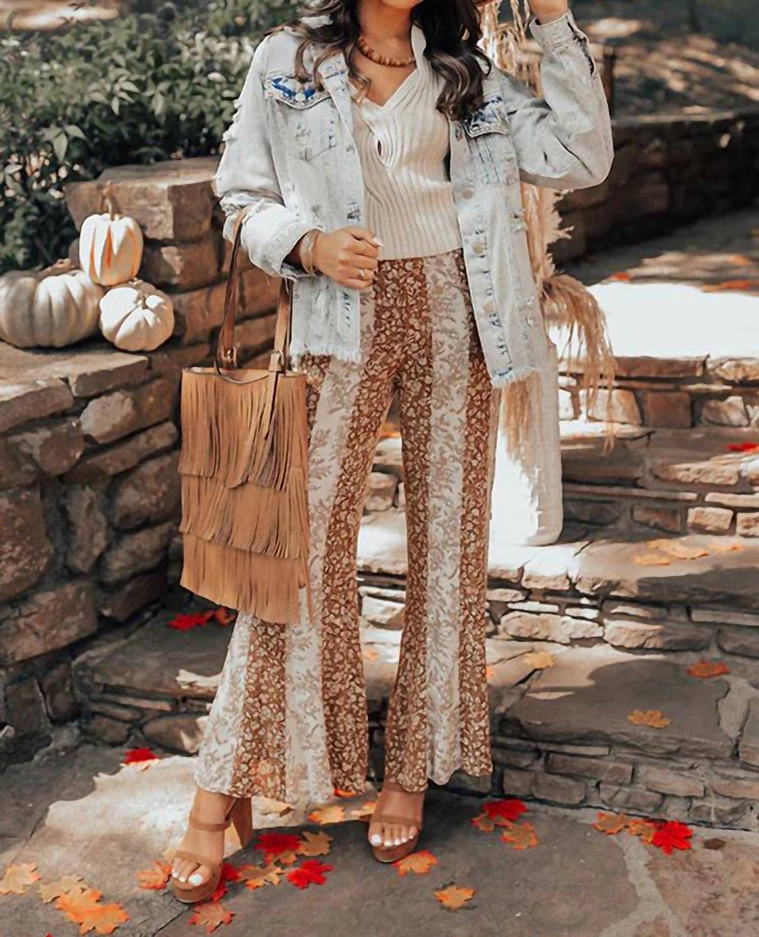 Promesa - Pine High Waist Flare Pants