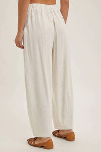 Bluivy - Relaxed Barrel Pants with Pockets