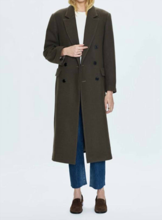 Pistola - Prescott Double Breasted Wool Coat