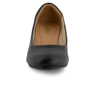 Andrea - Women's Leather Wedge Loafers