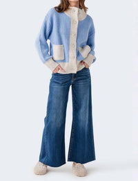 Frnch - Cecelia Chenile Pocket Cardigan