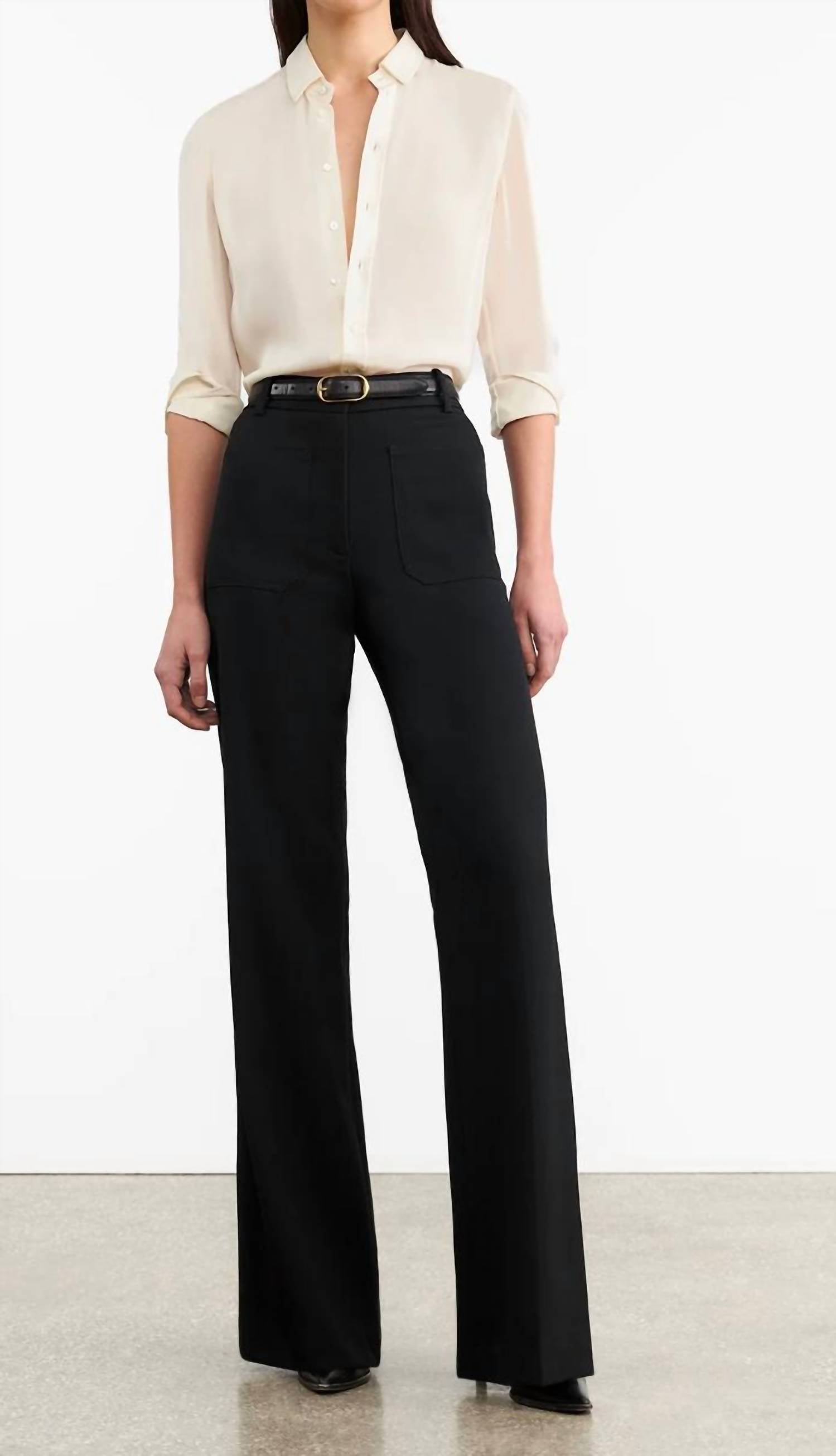 NILI LOTAN Christophe Pants in black - women's pants