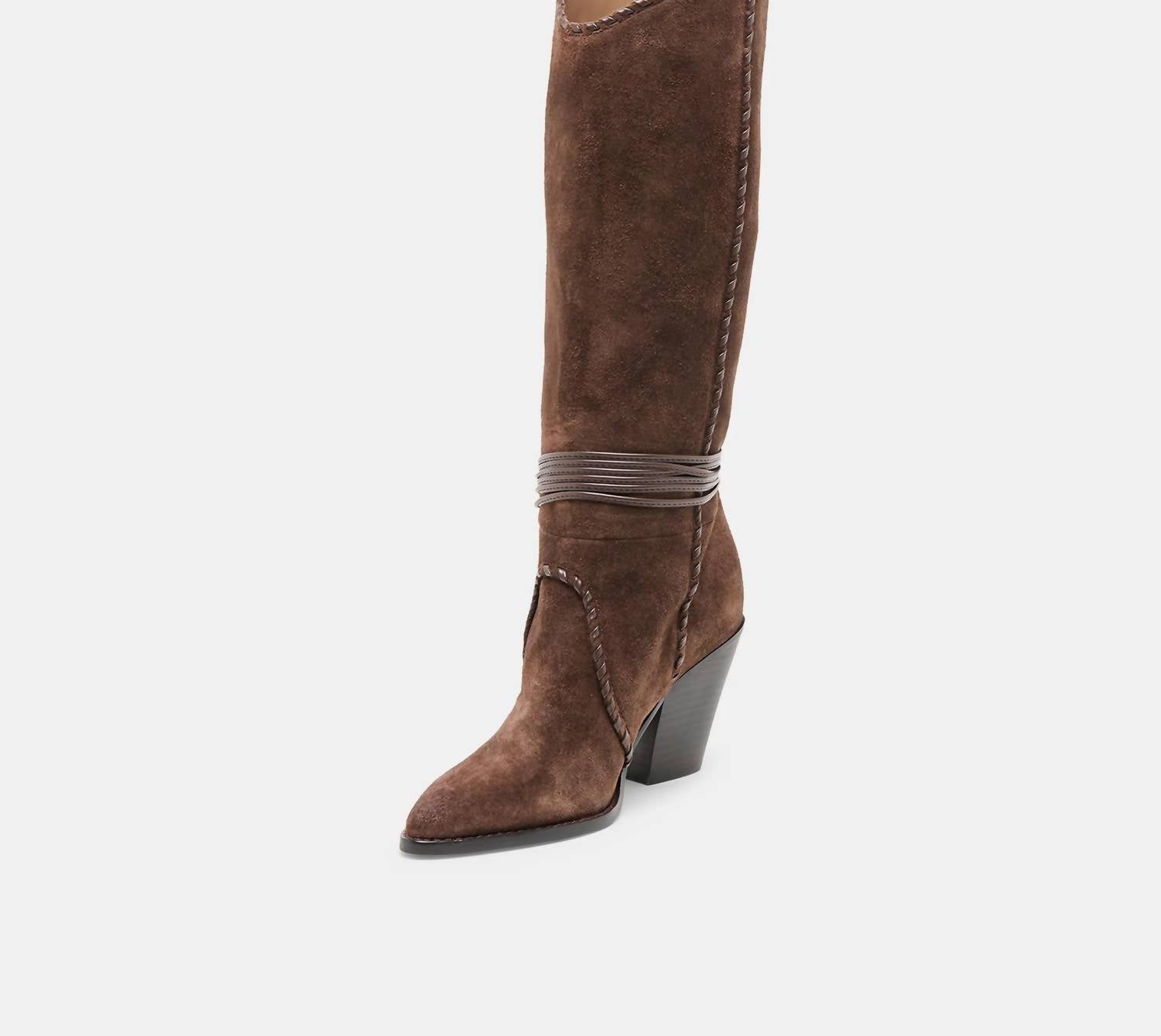 Dolce Vita Women's Jody Suede Boots in dark brown - women's shoe - view 5