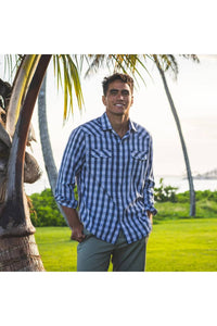 Western Aloha - Palaka Yarn Dyed Western Shirt