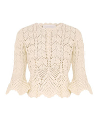 Zimmermann - Awaken Lace Crochet Top