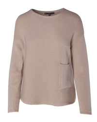 Elliott Lauren - Women's Cotton Patch Pocket Sweater