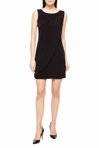 Kensie - Shoulder Detail Back Key Hole Sleeveless Shift Dress