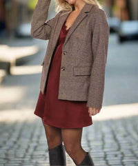 Sadie & Sage - Amara Plaid Blazer