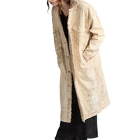 Avant Toi - Long Coat with Fur Trim