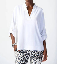 Joseph Ribkoff - Dolman Sleeves Boxy Top