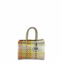 Maria Victoria - Women's Handwoven Recycled Plastic Basket Bag