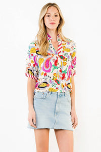 Thml - Pop Paisley Top