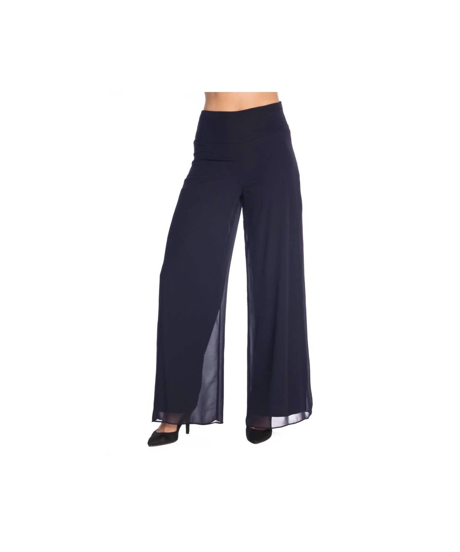 Last Tango - Chiffon Wide Leg Pants
