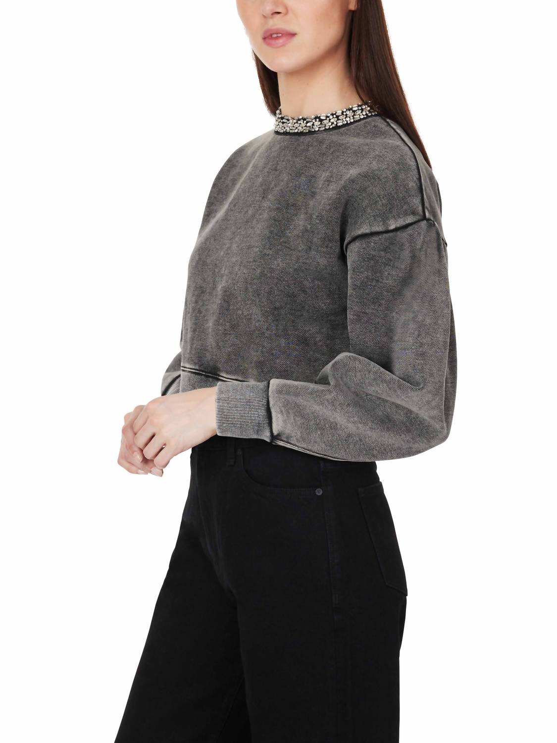 Habitual - Embellished Crew Sweatshirt