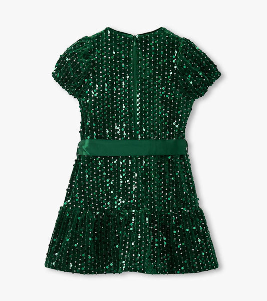 Hatley - Girl's Sequins Velvet Mini Dress