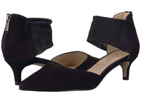 PELLE MODA WOMEN'S DEZI KITTEN-HEEL PUMP in black - women's heels - detail view